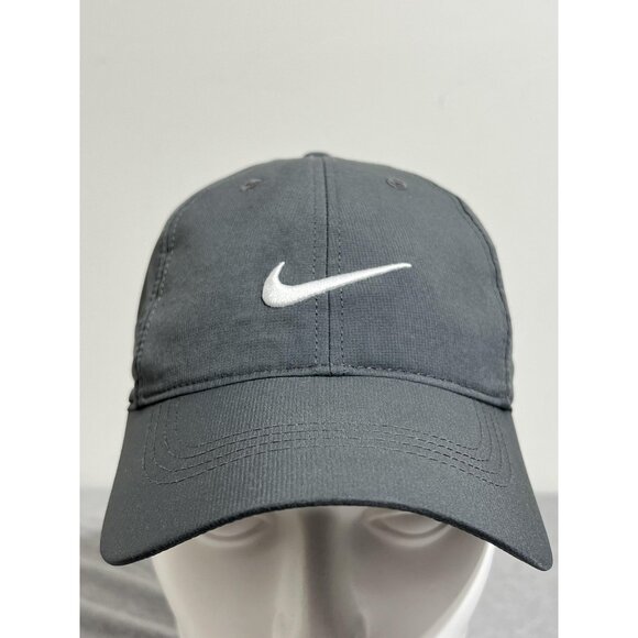 Nike Other - Nike Hat Cap Strap Back Gray Golf Athletic Embroidered Swoosh Mens‎ Lightweight